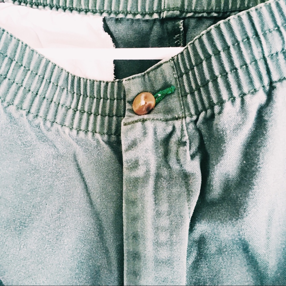 🏔 [size: M] Vintage Tommy Hilfiger Green Shorts - Picture 4 of 6
